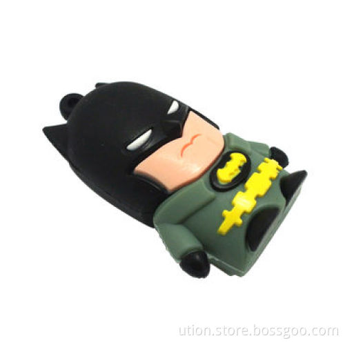 PVC Cartoon USB Flash Memory with 1 to 32GB Memory Capacity, Packaging